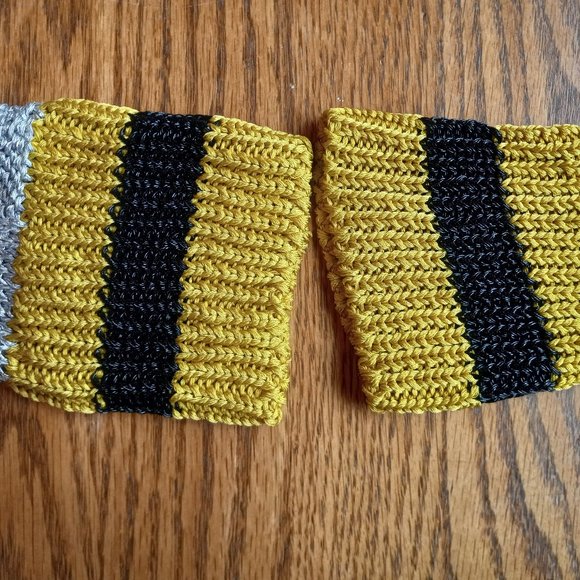 Rag & Bone Metallic Silver Emma V Neck Sweater Size S Academia Preppy Old Money - Picture 10 of 14